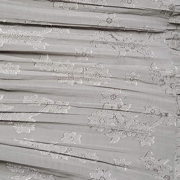 SOCIALITE NWT FLORAL JACQUARD TIERED SLEEVELESS DRESS SZ LARGE - Picture 8 of 15